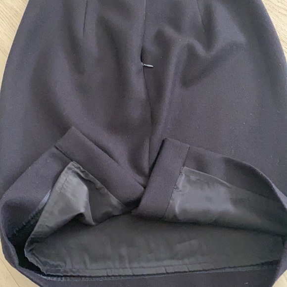 J. Crew Navy Wool No 2 Pencil Skirt Sz 8P - Picture 6 of 9